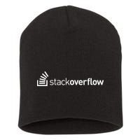 Stack Overflow Software Developers Programmers Coders v2 Short Acrylic Beanie