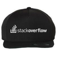 Stack Overflow Software Developers Programmers Coders v2 Wool Snapback Cap