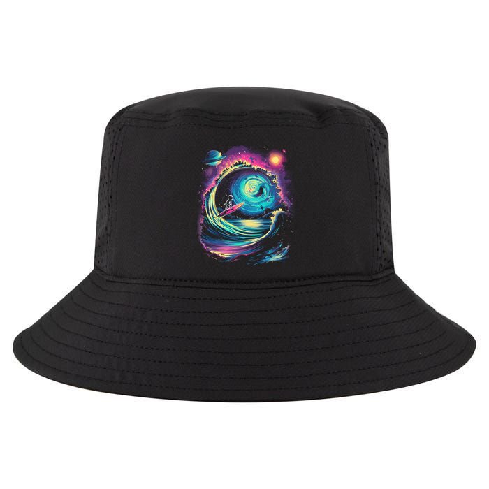 Surfing Outta Space Astronaut Cool Comfort Performance Bucket Hat