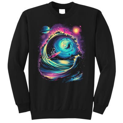 Surfing Outta Space Astronaut Sweatshirt