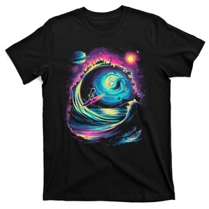 Surfing Outta Space Astronaut T-Shirt