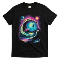 Surfing Outta Space Astronaut T-Shirt