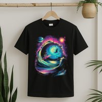 Surfing Outta Space Astronaut T-Shirt