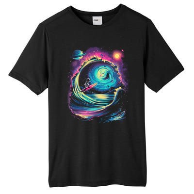 Surfing Outta Space Astronaut Tall Fusion ChromaSoft Performance T-Shirt