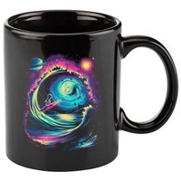 Surfing Outta Space Astronaut 11oz C Handle Ceramic Mug
