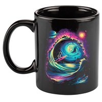 Surfing Outta Space Astronaut 11oz C Handle Ceramic Mug