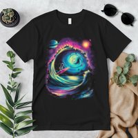 Surfing Outta Space Astronaut Premium T-Shirt