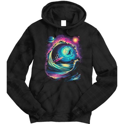 Surfing Outta Space Astronaut Tie Dye Hoodie