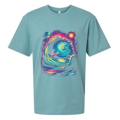 Surfing Outta Space Astronaut Sueded Cloud Jersey T-Shirt