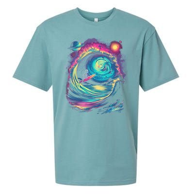 Surfing Outta Space Astronaut Sueded Cloud Jersey T-Shirt