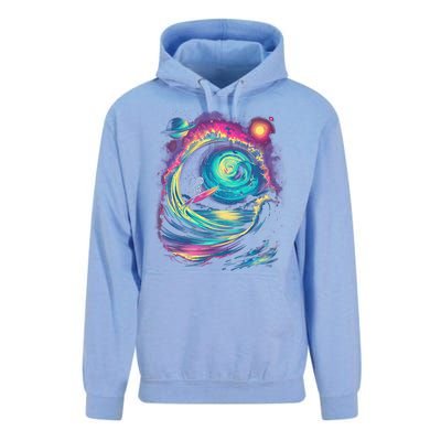 Surfing Outta Space Astronaut Unisex Surf Hoodie