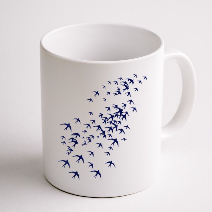 Swarm Of Swallows Flying Flock Of Birds For Nature Lovers Coffee Mug