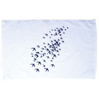 Swarm Of Swallows Flying Flock Of Birds For Nature Lovers Microfiber Hand Towel