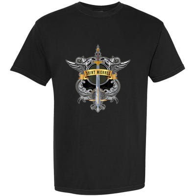 Sword Of Saint Michael The Archangel Catholic Men Garment-Dyed Heavyweight T-Shirt