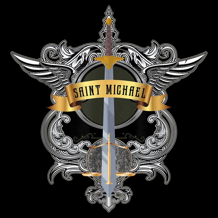 Sword Of Saint Michael The Archangel Catholic Men Cooling Performance Crew T-Shirt
