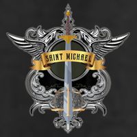 Sword Of Saint Michael The Archangel Catholic Men Adult Drive Performance Visor
