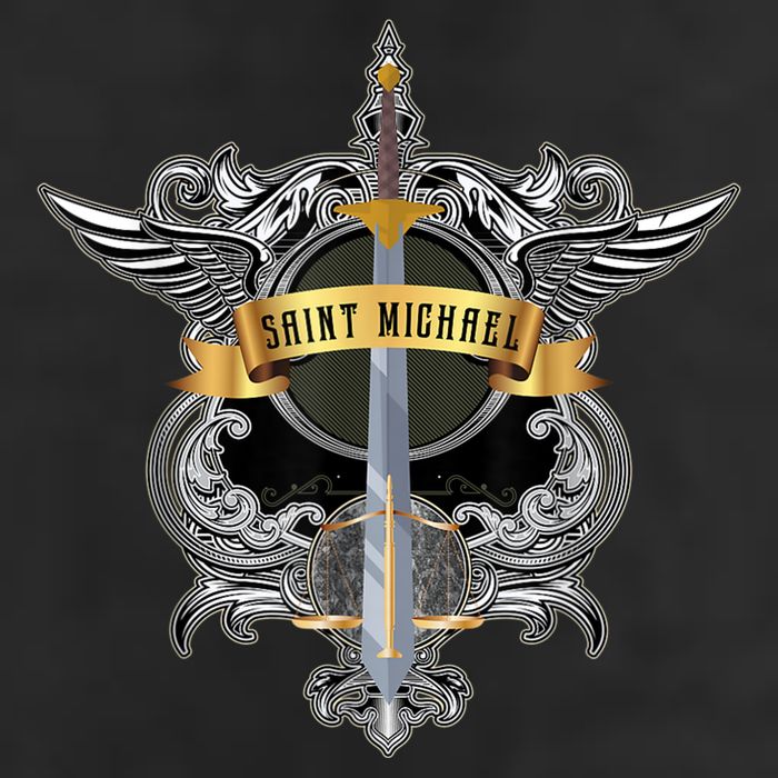 Sword Of Saint Michael The Archangel Catholic Men Adult Drive Performance Visor