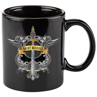 Sword Of Saint Michael The Archangel Catholic Men 11oz C Handle Ceramic Mug