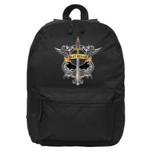 Sword Of Saint Michael The Archangel Catholic Men 16 in Basic Backpack