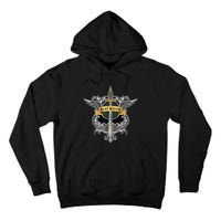 Sword Of Saint Michael The Archangel Catholic Men Tall Hoodie