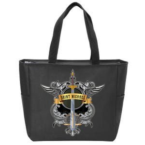 Sword Of Saint Michael The Archangel Catholic Men Zip Tote Bag