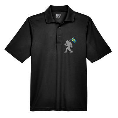 Sverige Or Swedish Flag On Sweden Flag Men's Origin Performance Piqué Polo