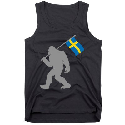 Sverige Or Swedish Flag On Sweden Flag Tank Top