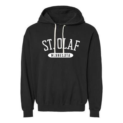 St. Olaf Shirt Classic Style St. Olaf Minnesota MN Garment-Dyed Fleece Hoodie