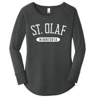 St. Olaf Shirt Classic Style St. Olaf Minnesota MN Women's Perfect Tri Tunic Long Sleeve Shirt