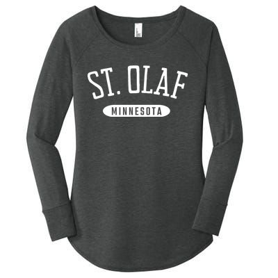 St. Olaf Shirt Classic Style St. Olaf Minnesota MN Women's Perfect Tri Tunic Long Sleeve Shirt