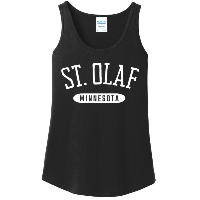 St. Olaf Shirt Classic Style St. Olaf Minnesota MN Ladies Essential Tank