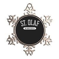 St. Olaf Shirt Classic Style St. Olaf Minnesota MN Metallic Star Ornament