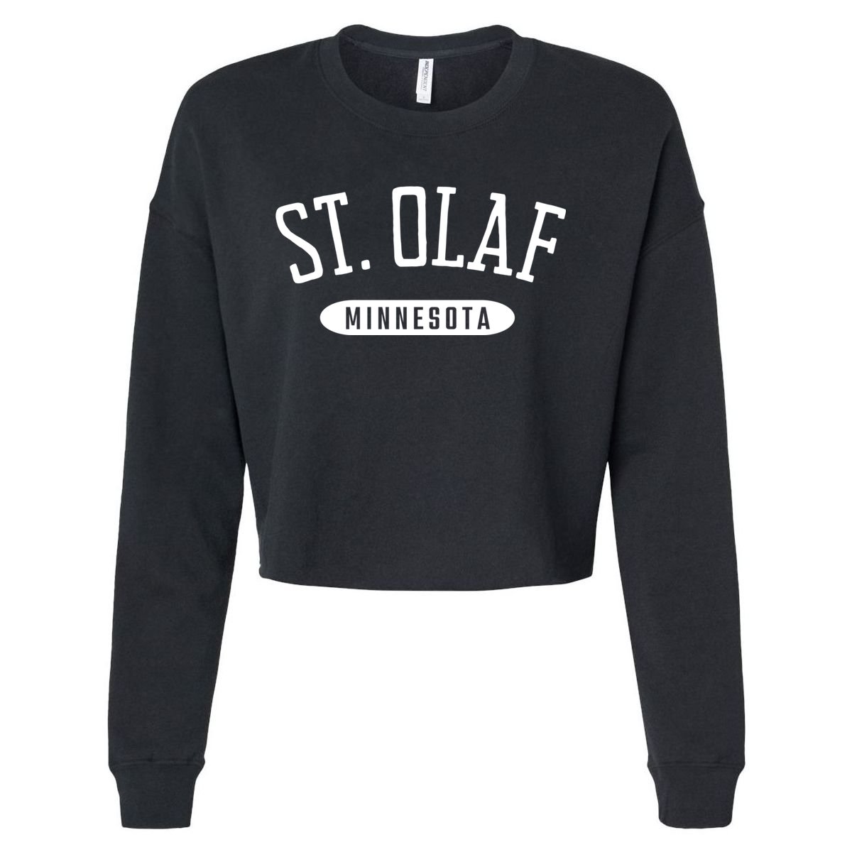St. Olaf Shirt Classic Style St. Olaf Minnesota MN Cropped Pullover Crew