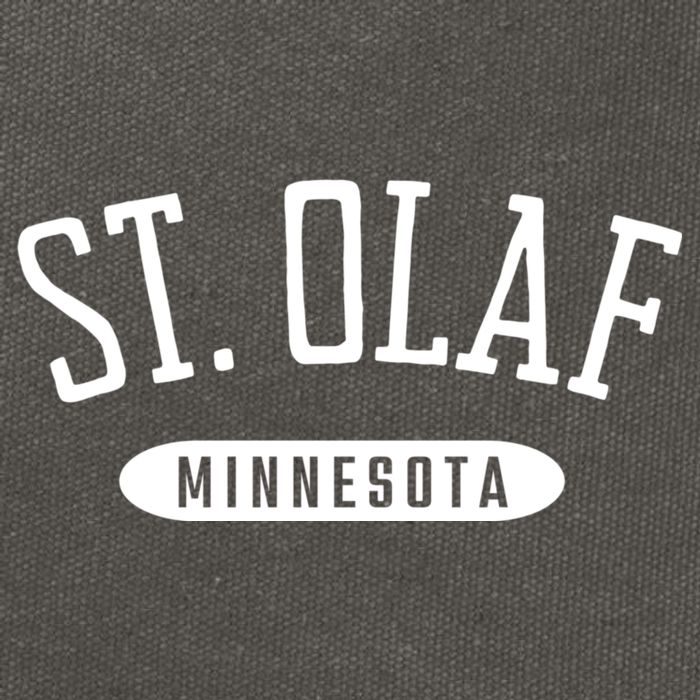 St. Olaf Shirt Classic Style St. Olaf Minnesota MN Cotton Canvas Backpack
