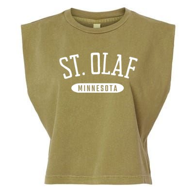 St. Olaf Shirt Classic Style St. Olaf Minnesota MN Garment-Dyed Women's Muscle Tee