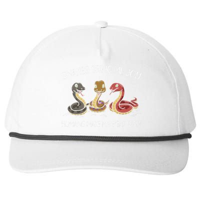 Snake Owner Snake Collector Snake Whisperer Serpent Snapback Five-Panel Rope Hat