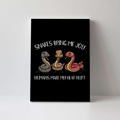 Snake Owner Snake Collector Snake Whisperer Serpent Canvas