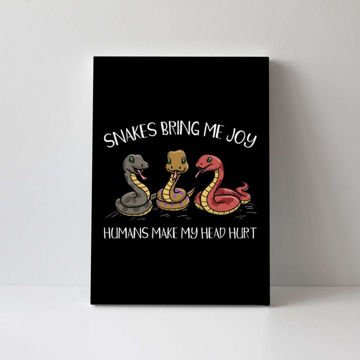 Snake Owner Snake Collector Snake Whisperer Serpent Canvas