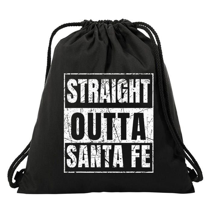 Straight Outta Santa Fe Drawstring Bag