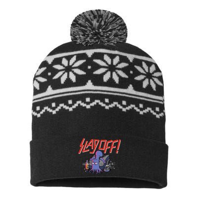 Slag Off USA-Made Snowflake Beanie