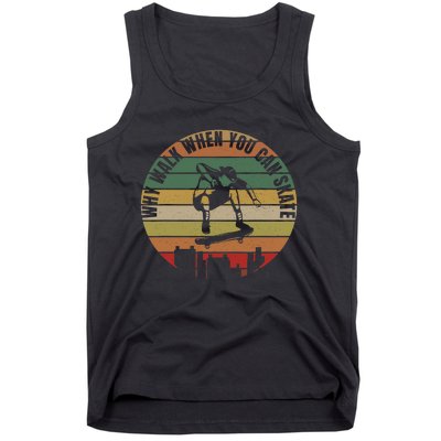 Skateboarder Outfit Skateboard Clothes Skater Skate Stuff Tank Top