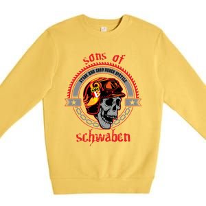 Sons Of Schwaben Home Freedom Exit Road Rocker Meaningful Gift Premium Crewneck Sweatshirt