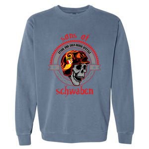 Sons Of Schwaben Home Freedom Exit Road Rocker Meaningful Gift Garment-Dyed Sweatshirt