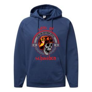 Sons Of Schwaben Home Freedom Exit Road Rocker Meaningful Gift Performance Fleece Hoodie