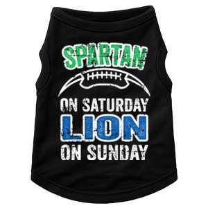 Spartan On Saturday Lion On Sunday Detroit Won Doggie Tank