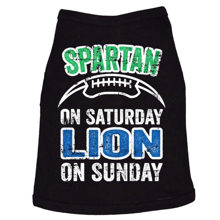 Spartan On Saturday Lion On Sunday Detroit Won Doggie Tank