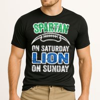 Spartan On Saturday Lion On Sunday Detroit Won Cooling Performance Crew T-Shirt