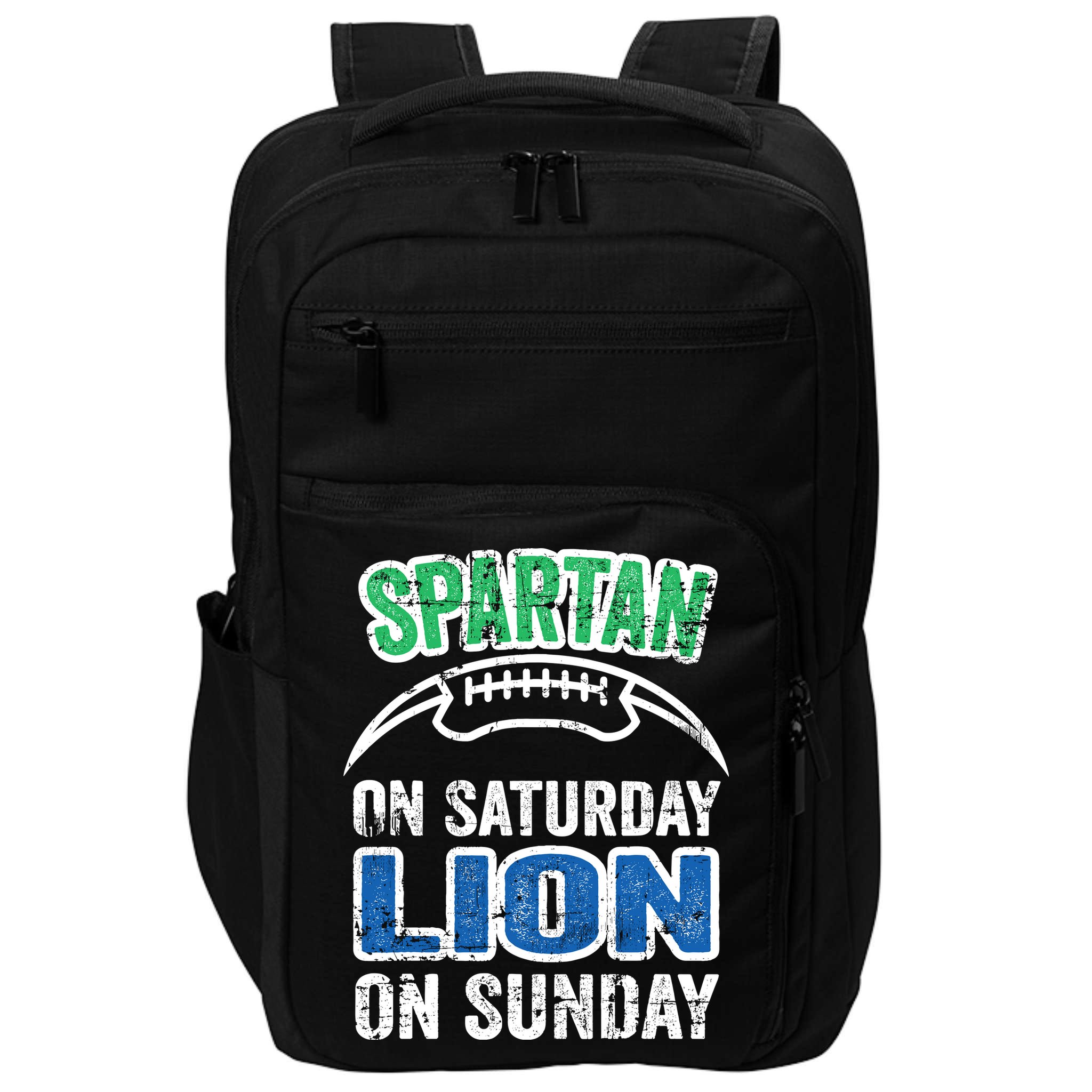 Spartan On Saturday Lion On Sunday Detroit Won Impact Tech Backpack