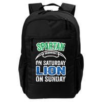 Spartan On Saturday Lion On Sunday Detroit Won Backpack