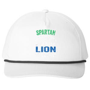 Spartan On Saturday Lion On Sunday Detroit Won Snapback Five-Panel Rope Hat